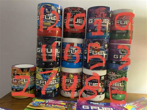 My ranked gfuel flavors : r/GFUEL