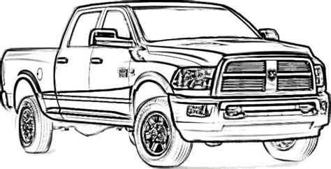 Printable Coloring Pages Of Muscle Trucks - EzraecClark