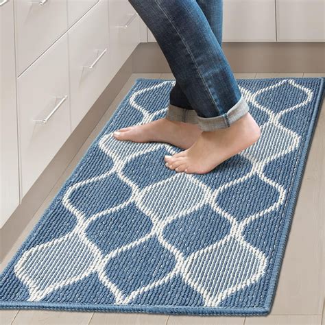 JEEDOVIA Kitchen Mats and Rugs, Non Slip Kitchen Washabal Rubber Back Kitchen Floor Mat for Sink ...