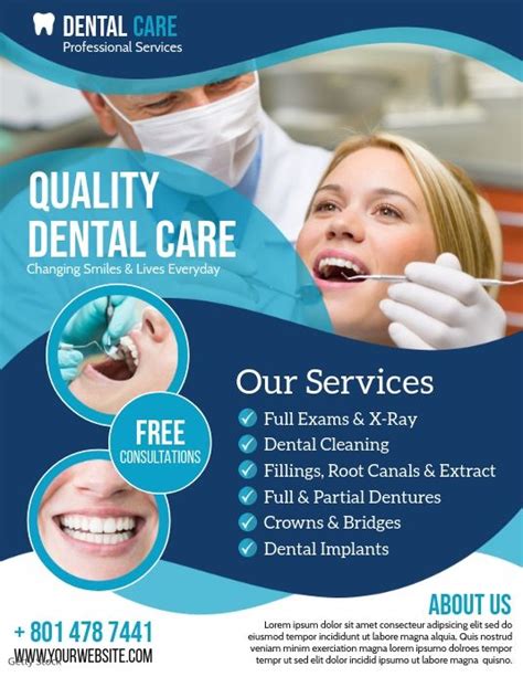 Dental Care Flyers | Dental marketing, Dental health, Dental advertising