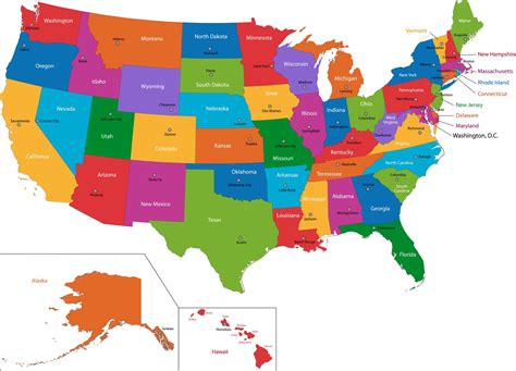 Usa Map With States