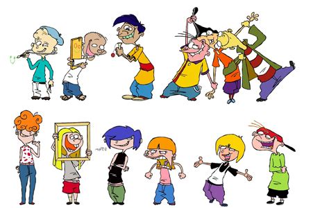 Download Ed, Edd N Eddy Cute Characters Wallpaper | Wallpapers.com