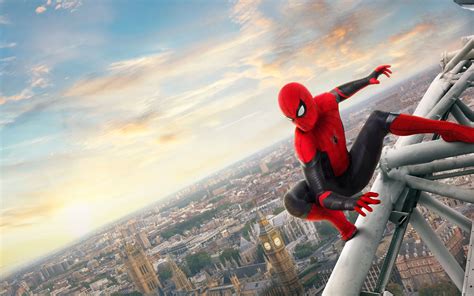 5k spider man far from home MacBook Air Wallpaper Download | AllMacWallpaper