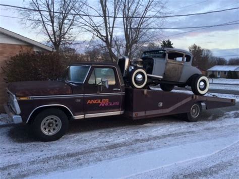 1974 Ford Wedge Bed Ramp Truck Classic Car Hauler / Drag Racing Hauler ...