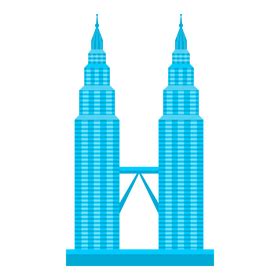 Petronas-twin-towers vector - for free download