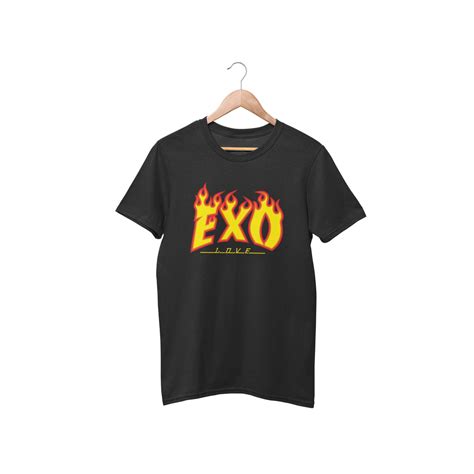 EXO Flame T-shirts Exo Merch Exo Shirt Kpop Tee Kpop | Etsy