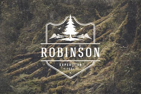 50 Outdoor logos and badges By Vasya Kobelev | TheHungryJPEG