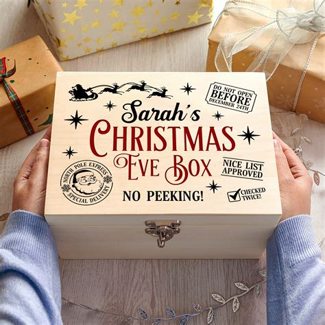 Christmas Eve Box Svg Christmas Eve Crate Svg Diy Xmas Box - Etsy