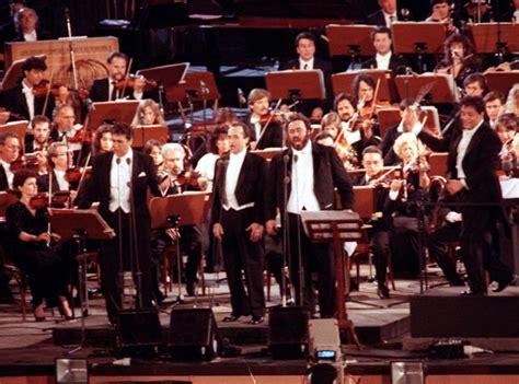 The Three Tenors at the World Cup - 1990 - Luciano Pavarotti - 15 facts ...