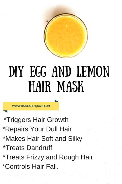 5 Minute Egg White And Lemon Hair Mask For Hair Growth