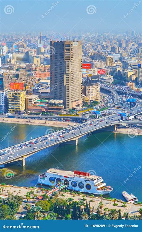 6th of October Bridge, Cairo, Egypt Editorial Photo - Image of downtown ...