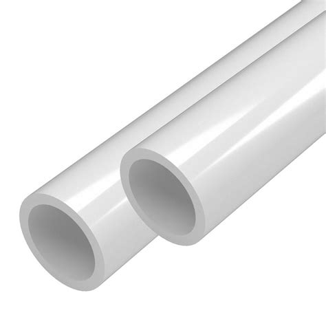 Formufit 1 in. x 5 ft. White Furniture Grade Schedule 40 PVC Pipe (2-Pack)-P001FGP-WH-5x2 - The ...