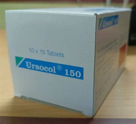 150mg Ursocol Ursodeoxycholic Acid Tablet at Rs 2320/box | Ursodiol ...