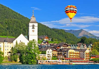 Lake Wolfgang near Salzburg, Austria jigsaw puzzle in Puzzle of the Day puzzles on ...