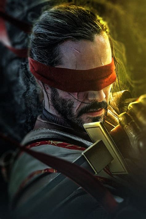 Keanu Reeves as Kenshi from Mortal Kombat : MortalKombat