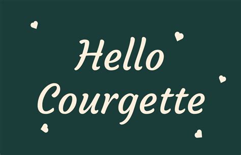 How to Use Courgette A Lovely Brushy Script for Marketing