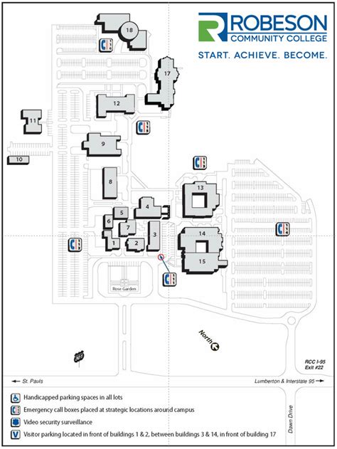 Campus Map, Building and Campus Directories - Robeson Community College ...