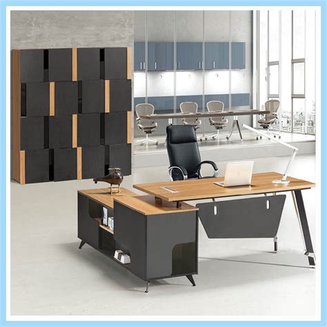 Latest Design Office Furniture Long Staff Table for One Person ...