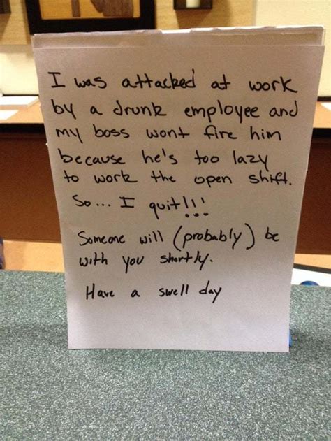 35 Hilariously Funny Resignation Letters