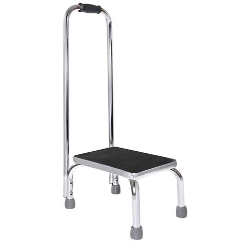 Vaunn Medical Foot Step Stool with Handle and Anti Skid Rubber Platform ...