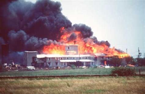 24 years ago(April 19) in 1993 in Waco,Texas, 76 Branch Davidians(including women and children ...