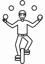 Juggler coloring Page  Free Printable Coloring Pages sketch template