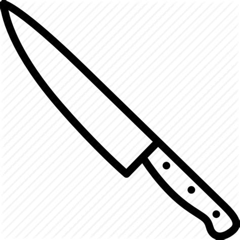 Chef Knife Drawing at GetDrawings | Free download