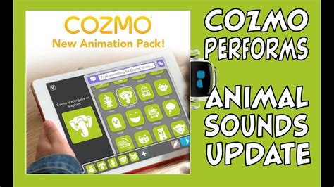 Cozmo Performs: Animal Sounds App Update | Cozmo the Robot - YouTube