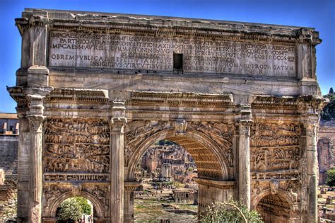 Roman Forum: Arch of Septimius Severus | The white marble Ar… | Flickr