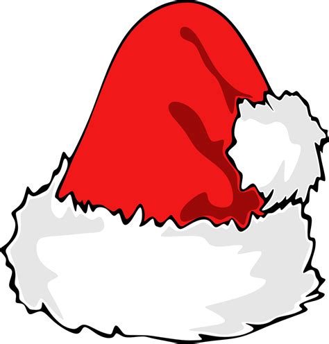 Santa Hat Silhouette Vector