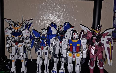 Here's my current Master Grade Gundam collection : r/Gunpla