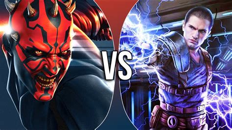 VS | Darth Maul vs Galen Marek - YouTube