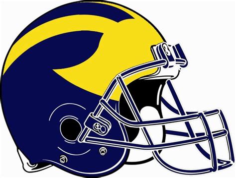 a yellow and blue football helmet with the moon on it's side is shown