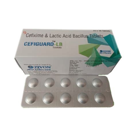 Cefixime + Lactic Acid Bacillus Tablets Zivon Lifecare