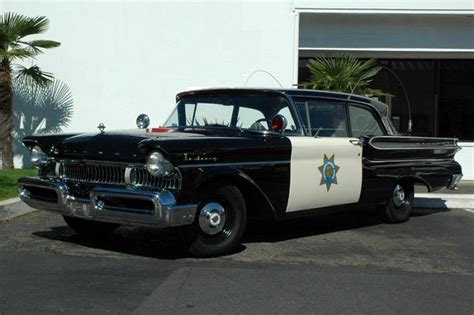 CHP 1957 Mercury Police Car. | Police cars, Old police cars, Ford police