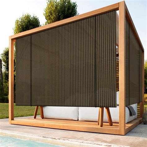 Patio Paradise Roll up Shades Roller Shade 6'Wx6'H Outdoor Shade Blind ...