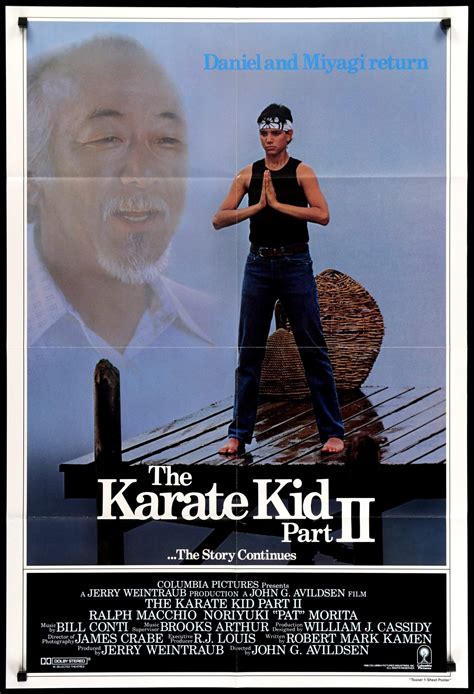 Karate Kid Part II (1986) One-Sheet Movie Poster - Original Film Art - Vintage Movie Posters