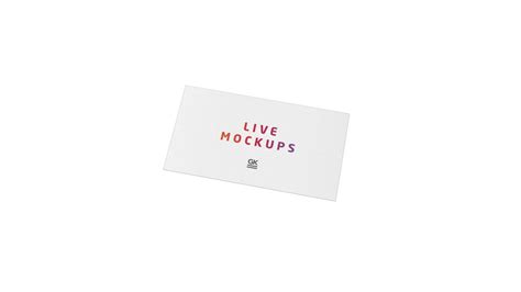 Animated Business Card Mock-up - GK Mockups Store