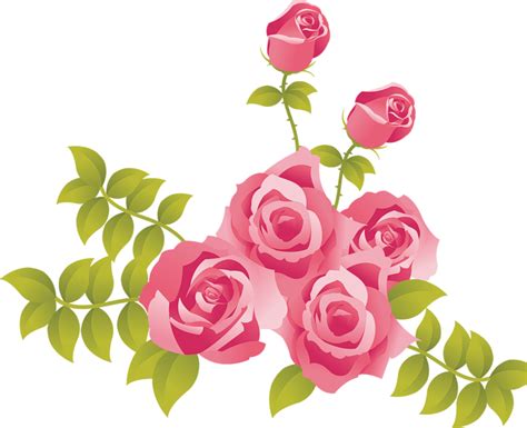 Bouquet Of Roses, Material Flowers, Cartoon Flowers, - Watercolor - Clip Art Library