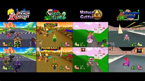 Mario Kart: Double Dash - ALL-NEW CUSTOM TRACKS on 8-Player Online LAN Multiplayer - YouTube