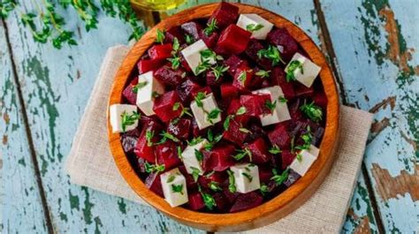 Pickled Beetroot with Feta Recipe - NDTV Food