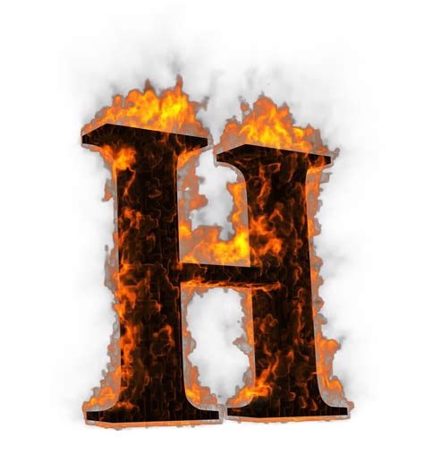 Fire alphabet 3d Rendering illustration. 24830738 PNG