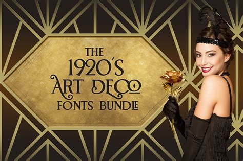 Art Deco Fonts: 117 Fonts-Bringing back the roaring twenties