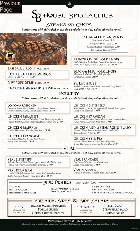 Stonebridge Grille & Tavern Menu-Page4