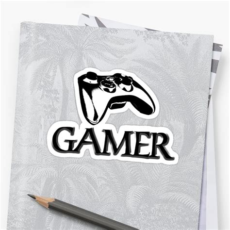 "GAMER" Stickers by LonewolfDesigns | Redbubble