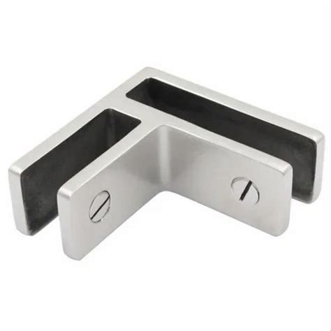 Stainless Steel Square 90 Degree Glass clamp, For Commercial at Rs 260/piece in Mumbai