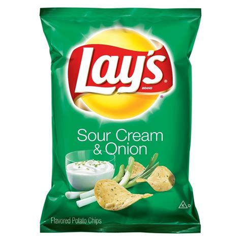 Lay's Sour Cream & Onion Flavored Potato Chips - 7.75oz : Target