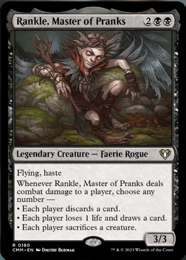 [CMM] Rankle, Master of Pranks (MTGGoldfish Commander) : r/magicTCG