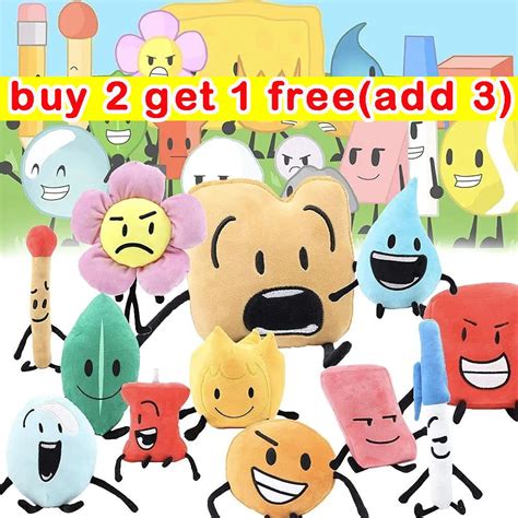 Bfdi Plush Toy Battle For Dream Island Plushie Cartoon, 43% OFF