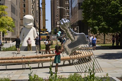 St. Louis' Citygarden renovated with new sculptures | STLPR